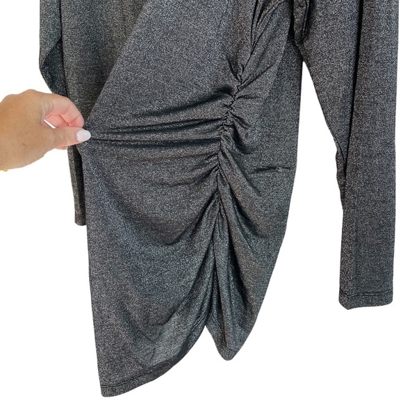 Soft Surroundings Metallic Ruched Blouse, Size 3X - Picture 3 of 5